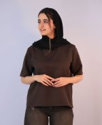تیشرت | تیشرت بیسیک کد 1071 – قهوه ای
