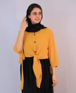 شومیز | مدل شومیز لیزا کد 1056 – خردلی