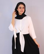 شومیز | مدل شومیز لیزا کد 1056 – سفید