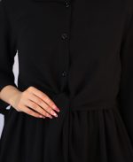 شومیز | مدل شومیز لیزا کد 1056 – مشکی - Image 2