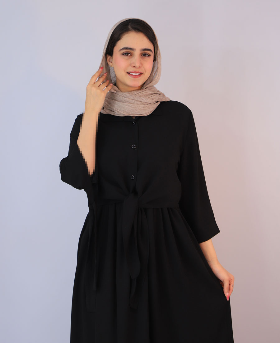 شومیز لیزا کد 1056 – مشکی شومیز | مدل شومیز لیزا کد 1056 – مشکی - Image 1