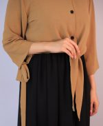 شومیز | مدل شومیز لیزا کد 1056 – نسکافه ای - Image 2