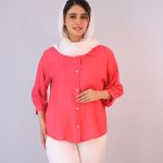 شومیز  | شومیز سارینا کد 1082 – سرخابی