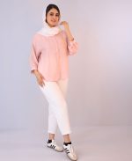 شومیز  | شومیز سارینا کد 1082 – صورتی - Image 2