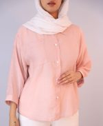 شومیز  | شومیز سارینا کد 1082 – صورتی - Image 3