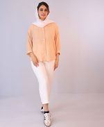 شومیز  | شومیز سارینا کد 1082 – گلبهی - Image 2