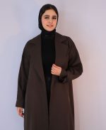 مانتو | مدل اورکت مایسا کد 1043 – قهوه ای - Image 2