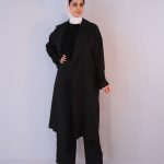 مانتو | مدل اورکت مایسا کد 1043 – مشکی