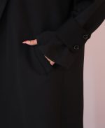 مانتو | مدل اورکت مایسا کد 1043 – مشکی - Image 5