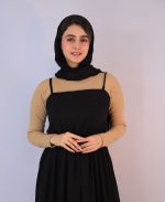 مانتو | ساحلی لیزا کد 1055 – مشکی - Image 2