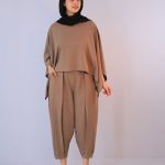 مانتو | ست الانور کد 1040 _ نسکافه ای