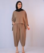 مانتو | ست الانور کد 1040 _ نسکافه ای