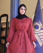 مانتو | شنل دانشجویی کد 1078– قرمز - Image 2