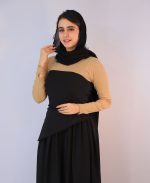 مجلسی | دکلته بیانکا کد 1073 - مشکی - Image 2