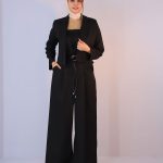 مجلسی | ست کت اورال کلارا کد 1042 - مشکی