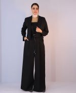 مجلسی | ست کت اورال کلارا کد 1042 - مشکی