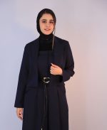 مجلسی | ست کت اورال کلارا کد 1042 – سرمه ای - Image 2