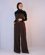 مجلسی | ست کت اورال کلارا کد 1042 – قهوه ای - Image 3
