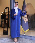 ست | مدل عبا و دامن حورا کد 1079 - آبی