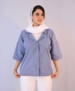 کت | مدل کت لینن کد 10101 – طوسی - Image 2