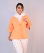 کت | لینن کد 10101 – نارنجی - Image 2