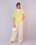 تیشرت | مدل تیشرت مورگان کد 10124– لیمویی - Image 2