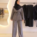 ست | مدل کت و شلوار اداری کد 1049 – طوسی