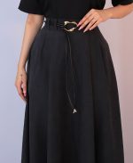 دامن | سیلک کد 1089 – مشکی - Image 3