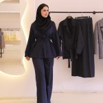 ست | مدل کت و شلوار اداری کد 1049 – سرمه ای