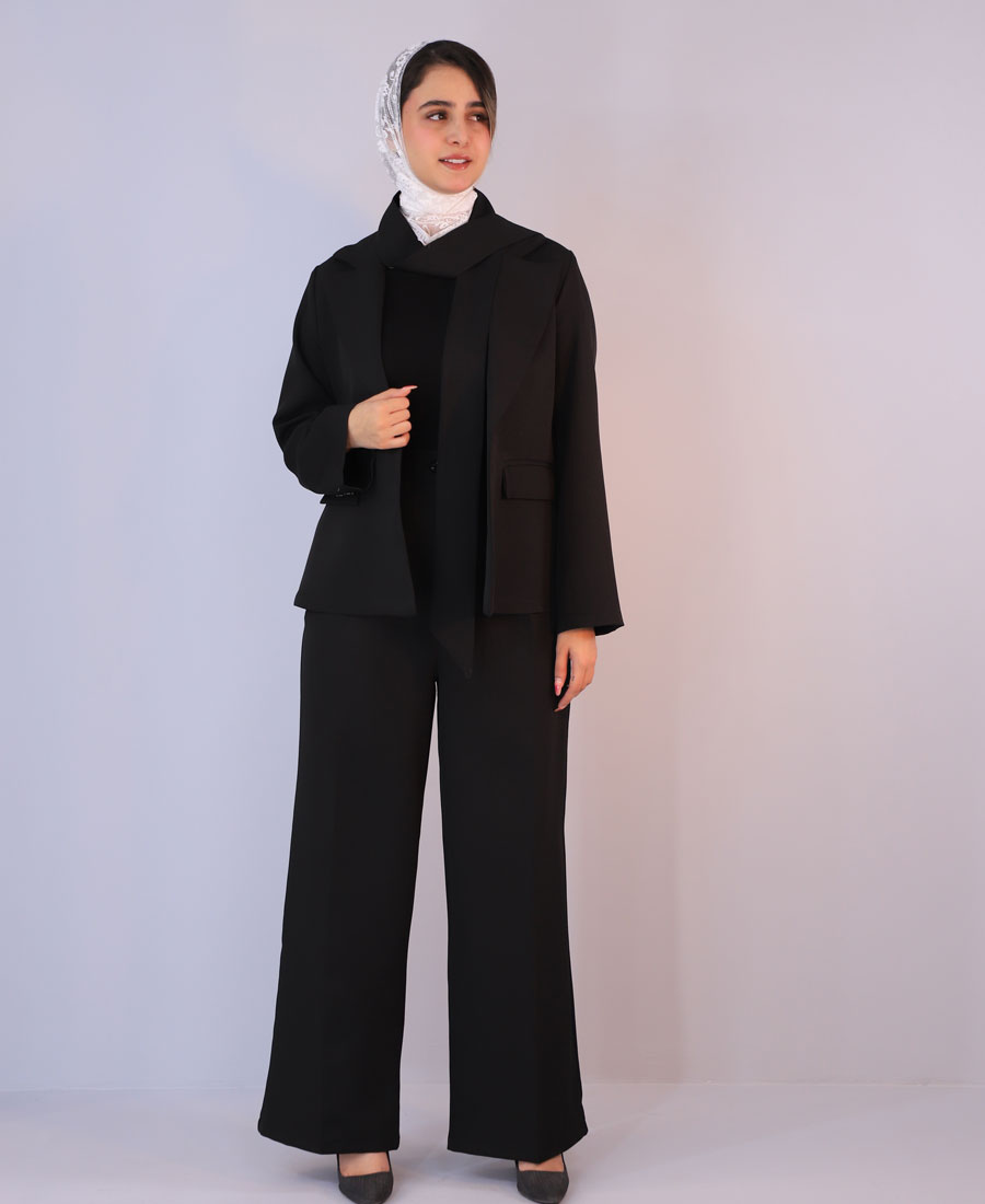 ست سه تیکه آندیا کد 1050 – مشکی ست | سه تیکه آندیا کد 1050 – مشکی - Image 1