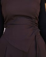 ست | مدل سه تیکه مریان کد 1065 – قهوه ای - Image 6