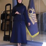 ست | مدل کت و دامن شهرزاد کد 10105 – سرمه ای