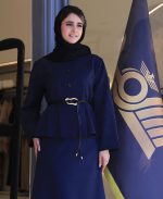 ست | مدل کت و دامن شهرزاد کد 10105 – سرمه ای - Image 2