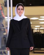 ست | مدل کت و شلوار آذر گل کد 10107 – مشکی - Image 2