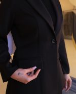 ست | مدل کت و شلوار آذر گل کد 10107 – مشکی - Image 3