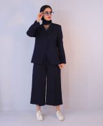 ست | مدل کت و شلوار ملانیا کد 10123– سرمه ای