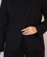 ست | مدل کت و شلوار ملانیا کد 10123– مشکی - Image 3