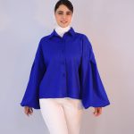 شومیز | مدل شومیز آوا کد 1087 – آبی