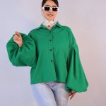شومیز | مدل شومیز آوا کد 1087 – سبز