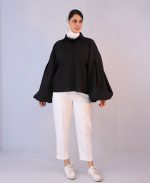 شومیز | مدل شومیز آوا کد 1087 – مشکی - Image 2