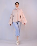 شومیز | مدل شومیز آوا کد 1087 – یاسی - Image 2