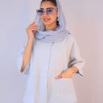 شومیز | باکسی نفیس کد 10113 – آبی
