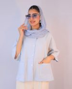 شومیز | باکسی نفیس کد 10113 – آبی