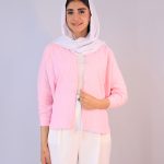 شومیز | خفاشی حصیری کد 10100– صورتی