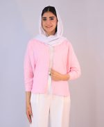 شومیز | خفاشی حصیری کد 10100– صورتی