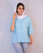 شومیز | سان کد 1085 – آبی روشن