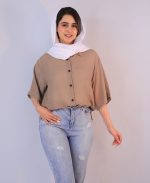 شومیز | سان کد 1085 – خاکی