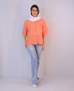 شومیز | سان کد 1085 – نارنجی - Image 2