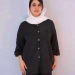 شومیز | سیلک کد 1093 – مشکی