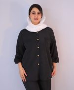 شومیز | سیلک کد 1093 – مشکی